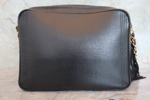 將圖片載入圖庫檢視器 CHANEL/シャネル ココマークフリンジチェーンショルダーバッグ ラムスキン ブラック/ゴールド金具 ショルダーバッグ 800080163
