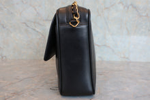 將圖片載入圖庫檢視器 CHANEL/シャネル ココマークフリンジチェーンショルダーバッグ ラムスキン ブラック/ゴールド金具 ショルダーバッグ 800080163
