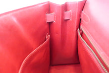 将图片加载到图库查看器，HERMES KELLY 32 Graine Couchevel leather Rouge vif Shoulder bag 600040207
