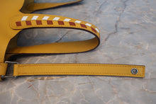 将图片加载到图库查看器，HERMES PICOTIN LOCK PM Tressage Epsom leather Jaune ambre/Brique/White C刻印 Hand bag 800040068
