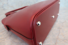 将图片加载到图库查看器，HERMES  BOLIDE 31 Box carf leather Rouge H □D刻印 Hand bag 700070188
