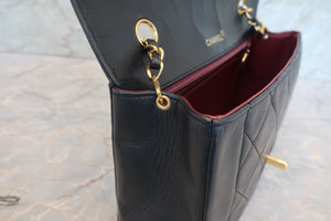 CHANEL/シャネル マトラッセチェーンショルダーバッグ ラムスキン ブラック/ゴールド金具 ショルダーバッグ 700060181