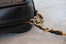 將圖片載入圖庫檢視器 CHANEL/シャネル ココマークフリンジチェーンショルダーバッグ ラムスキン ブラック/ゴールド金具 ショルダーバッグ 800080163

