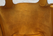 将图片加载到图库查看器，HERMES PICOTIN LOCK PM Tressage Epsom leather Jaune ambre/Brique/White C刻印 Hand bag 800040068

