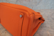 画像をギャラリービューアに読み込む, HERMES／エルメス バーキン30 トゴ オレンジ □L刻印 ハンドバッグ 700080142
