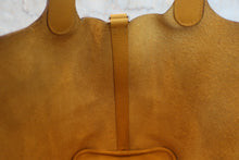 将图片加载到图库查看器，HERMES PICOTIN LOCK PM Tressage Epsom leather Jaune ambre/Brique/White C刻印 Hand bag 800040068
