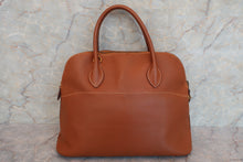 将图片加载到图库查看器，HERMES BOLIDE 35 Graine Couchevel leather Gold Shoulder bag 600070105
