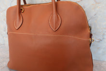 将图片加载到图库查看器，HERMES BOLIDE 35 Graine Couchevel leather Gold Shoulder bag 600070105
