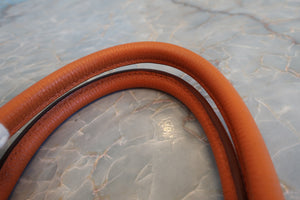 HERMES／エルメス バーキン30 トゴ オレンジ □L刻印 ハンドバッグ 700080142