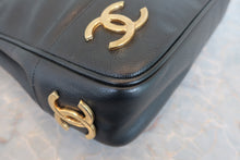 Load image into Gallery viewer, CHANEL Triple CC Chain shoulder Caviar skin Black/Gold hadware Shoulder bag 800060041
