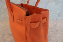 将图片加载到图库查看器，HERMES BIRKIN 30 Togo leather Orange □L刻印 Hand bag 700080142

