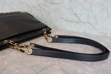 Load image into Gallery viewer, CHANEL Triple CC Chain shoulder Caviar skin Black/Gold hadware Shoulder bag 800060041
