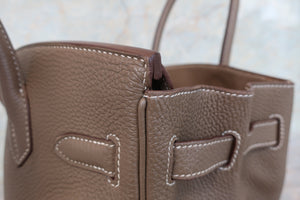 HERMES／エルメス バーキン30 トゴ エトゥープ R刻印 ハンドバッグ 700100005