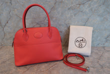 將圖片載入圖庫檢視器 HERMES／エルメス ボリード27 ヴォーエプソン ローズジャイプール X刻印 ショルダーバッグ 700080204
