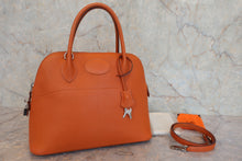 將圖片載入圖庫檢視器 HERMES／エルメス ボリード31 シェーブル オレンジ □H刻印 ショルダーバッグ 800010140
