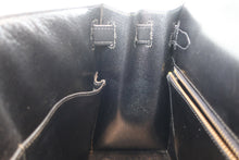 将图片加载到图库查看器，HERMES KELLY 28 Box carf leather Black 〇P刻印 Hand bag 600070174
