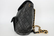画像をギャラリービューアに読み込む, CHANEL/シャネル マトラッセチェーンリュック ラムスキン ブラック/ゴールド金具 リュック 800100120
