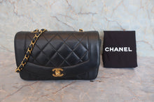 画像をギャラリービューアに読み込む, CHANEL/シャネル ダイアナマトラッセチェーンショルダーバッグ ラムスキン ブラック/ゴールド金具 ショルダーバッグ 800030053
