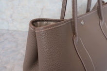 将图片加载到图库查看器，HERMES GARDEN PARTY PM Steeple Country leather Etoupe gray T刻印 Tote bag 600080210
