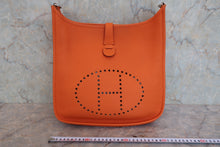 画像をギャラリービューアに読み込む, HERMES／エルメス エブリン3GM トリヨンクレマンス オレンジ □JO刻印 ショルダーバッグ 800080223
