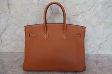 画像をギャラリービューアに読み込む, HERMES／エルメス バーキン35 トゴ ゴールド □H刻印 ハンドバッグ 700110055

