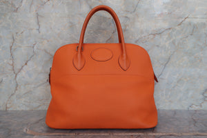 HERMES／エルメス ボリード35 トリヨンクレマンス オレンジ □G刻印 ハンドバッグ 700090226