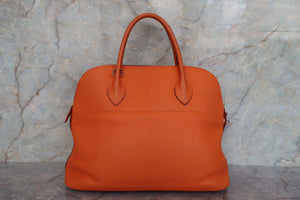 HERMES／エルメス ボリード35 トリヨンクレマンス オレンジ □G刻印 ハンドバッグ 700090226