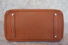 画像をギャラリービューアに読み込む, HERMES／エルメス バーキン35 トゴ ゴールド □H刻印 ハンドバッグ 700110055
