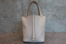将图片加载到图库查看器，HERMES PICOTIN LOCK TOUCH MM Clemence leather/Swift leather Craie T刻印 Hand bag 800070092
