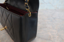 画像をギャラリービューアに読み込む, CHANEL/シャネル ダイアナマトラッセチェーンショルダーバッグ ラムスキン ブラック/ゴールド金具 ショルダーバッグ 800030053
