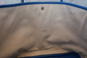 HERMES／エルメス ガーデンパーティPM ネゴンダ ブルーイドラ □P刻印 トートバッグ 700070198