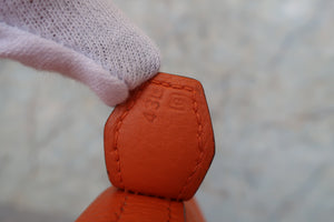 HERMES／エルメス ボリード35 トリヨンクレマンス オレンジ □G刻印 ハンドバッグ 700090226