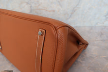 画像をギャラリービューアに読み込む, HERMES／エルメス バーキン35 トゴ ゴールド □H刻印 ハンドバッグ 700110055

