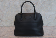 将图片加载到图库查看器，HERMES／BOLIDE 31 Clemence leather Black □L刻印 Shoulder bag 600090261
