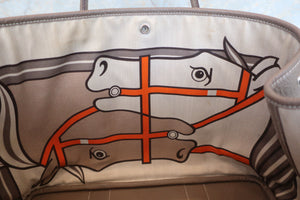 HERMES GARDEN PARTY PM Steeple Country leather Etoupe gray T刻印 Tote bag 600080210