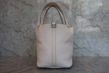 将图片加载到图库查看器，HERMES PICOTIN LOCK TOUCH MM Clemence leather/Swift leather Craie T刻印 Hand bag 800070092
