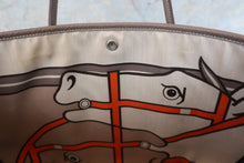 将图片加载到图库查看器，HERMES GARDEN PARTY PM Steeple Country leather Etoupe gray T刻印 Tote bag 600080210
