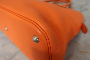 HERMES／エルメス ボリード35 トリヨンクレマンス オレンジ □G刻印 ハンドバッグ 700090226
