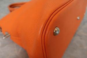 HERMES／エルメス ボリード35 トリヨンクレマンス オレンジ □G刻印 ハンドバッグ 700090226