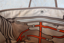 将图片加载到图库查看器，HERMES GARDEN PARTY PM Steeple Country leather Etoupe gray T刻印 Tote bag 600080210
