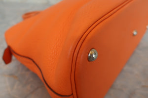 HERMES／エルメス ボリード35 トリヨンクレマンス オレンジ □G刻印 ハンドバッグ 700090226
