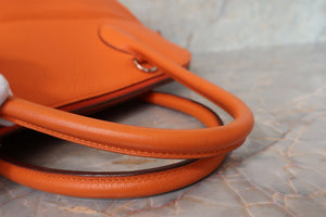 HERMES／エルメス ボリード35 トリヨンクレマンス オレンジ □G刻印 ハンドバッグ 700090226