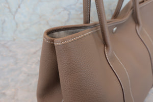 HERMES／エルメス ガーデンパーティPM ネゴンダ エトゥープ □Q刻印 トートバッグ 700070194