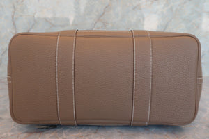HERMES／エルメス ガーデンパーティPM ネゴンダ エトゥープ □Q刻印 トートバッグ 700070194