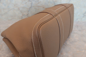 HERMES／エルメス ガーデンパーティPM ネゴンダ エトゥープ □Q刻印 トートバッグ 700070194