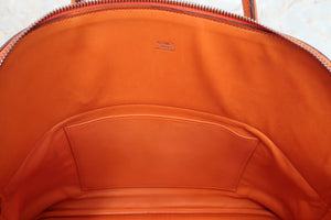 HERMES／エルメス ボリード35 トリヨンクレマンス オレンジ □G刻印 ハンドバッグ 700090226