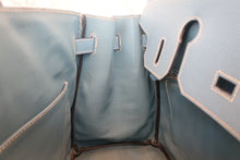 将图片加载到图库查看器，HERMES BIRKIN 30 Epsom leather Blue jean □K刻印 Hand bag 7000120232
