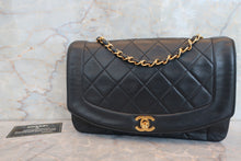 画像をギャラリービューアに読み込む, CHANEL/シャネル ダイアナマトラッセチェーンショルダーバッグ ラムスキン ブラック/ゴールド金具 ショルダーバッグ 700060141
