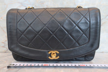 画像をギャラリービューアに読み込む, CHANEL/シャネル ダイアナマトラッセチェーンショルダーバッグ ラムスキン ブラック/ゴールド金具 ショルダーバッグ 700060141
