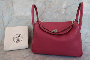 HERMES／エルメス リンディ30 トリヨンクレマンス ルビー □R刻印 ショルダーバッグ 700030213